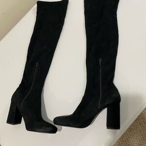 Elegant Black Knee-High Women's Boots